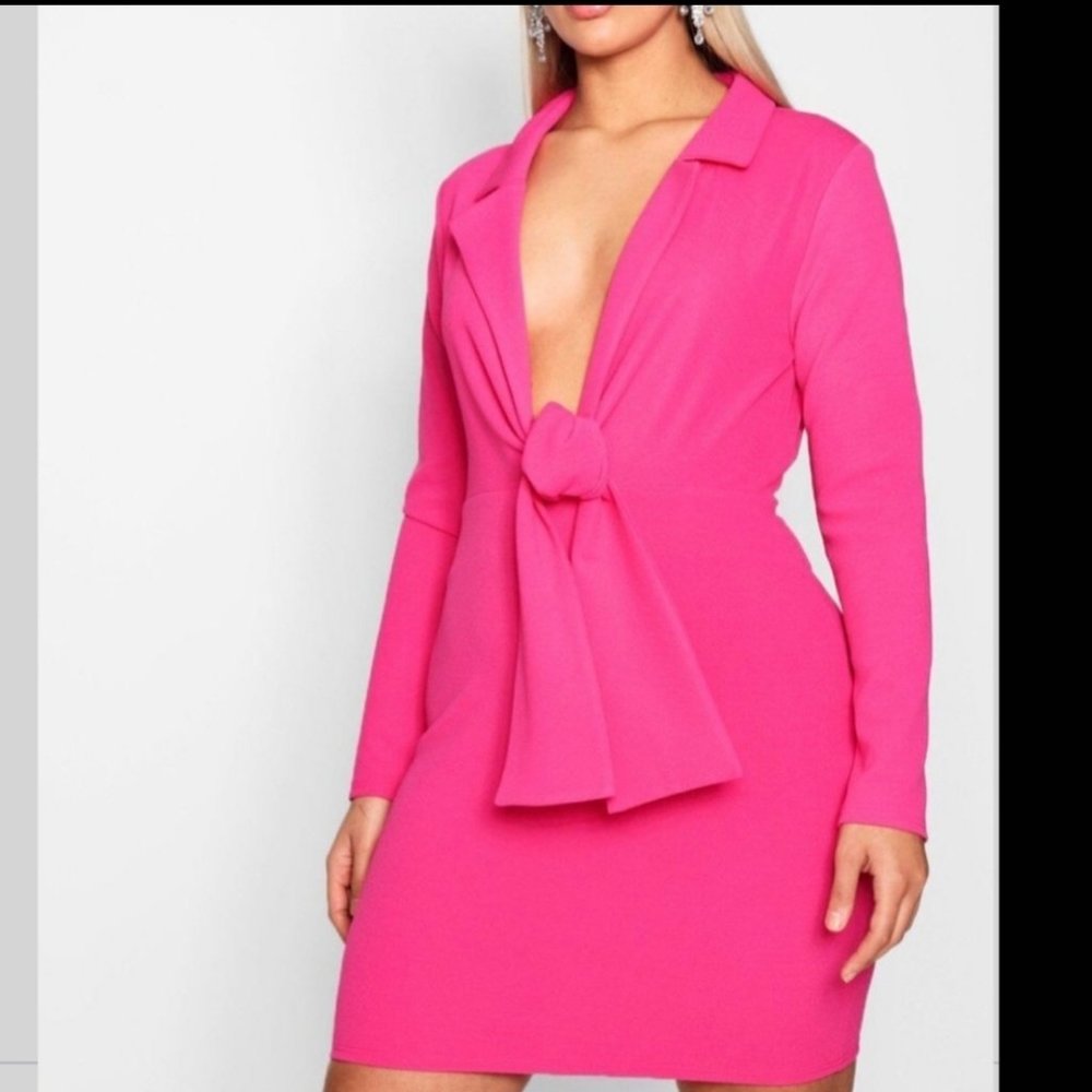 NWT Hot Pink Blazer Dress
